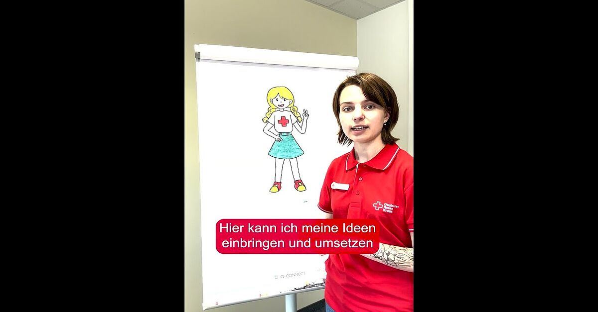 Julia macht bei uns ein Praktikum im Bereich Medien.
