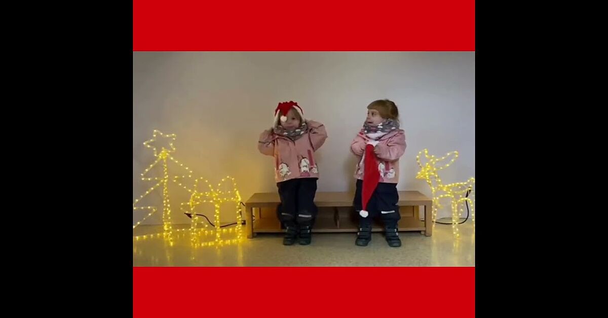 Wintergrüße der DRK Kindertagesstätte "Lustiger Borstel" in Görlitz - 2023